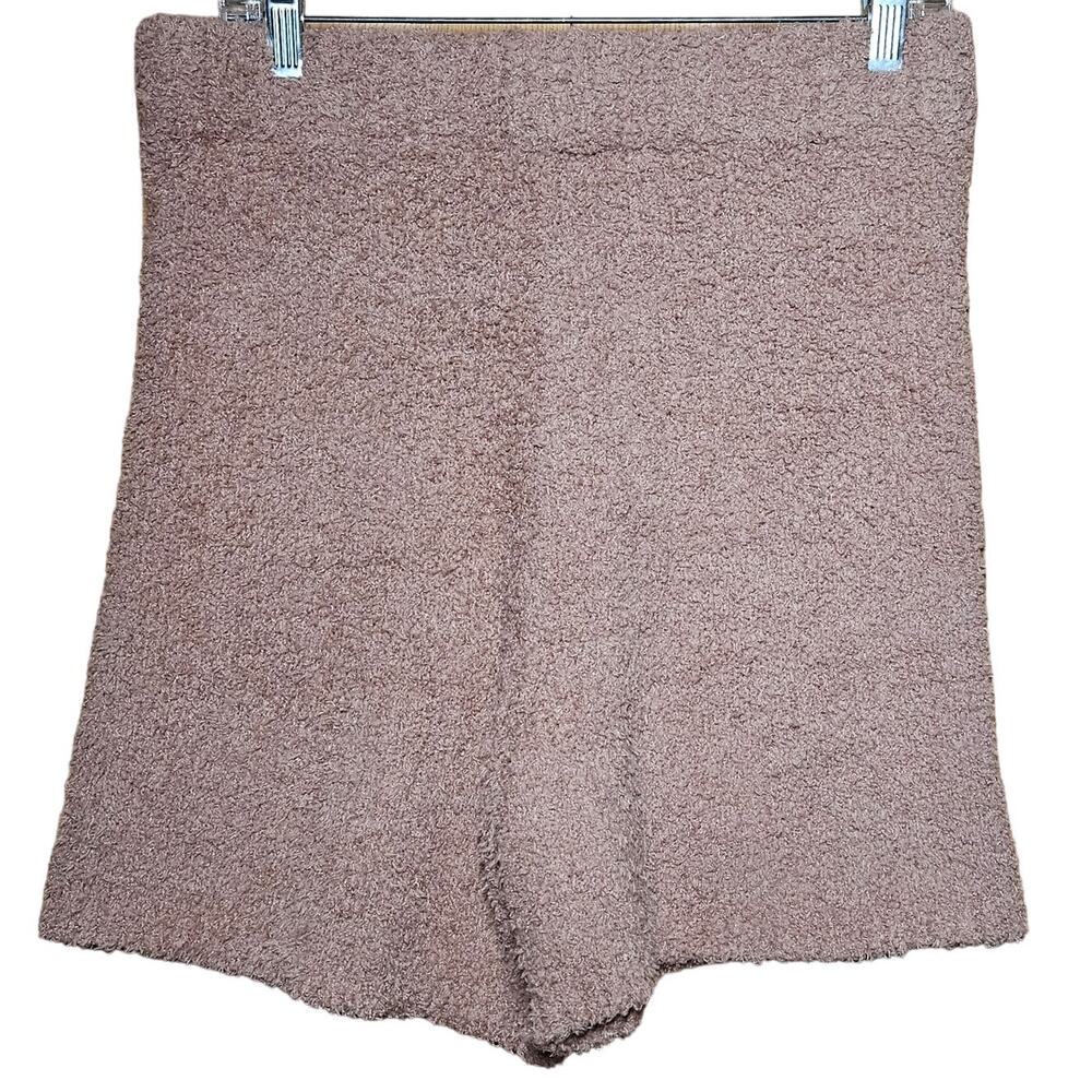 Brown Teddy Knit Shorts Size Large New with Tag